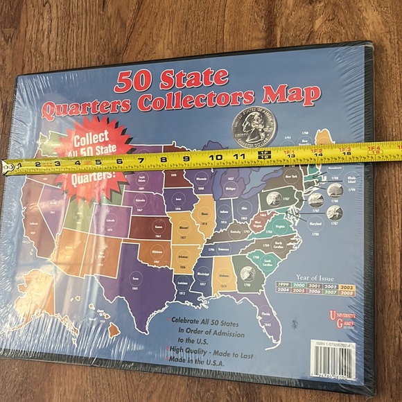 50 State Quarter Collectors Map - Picture 5 of 7